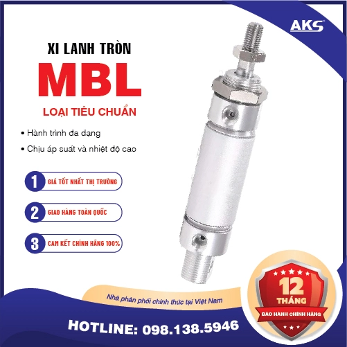 MBL8X150S Xi lanh tròn MAL/MBL AKS (MBL8-150S)