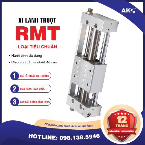 MCK63X125S Xi lanh kẹp đẩy AKS (MCK63-125S)